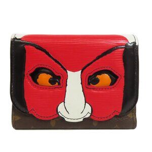 LOUIS VUITTON Red Monogram Wallet